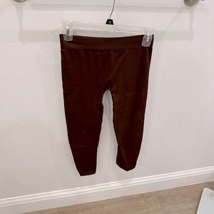 Free Rose Brown Leggings - Small